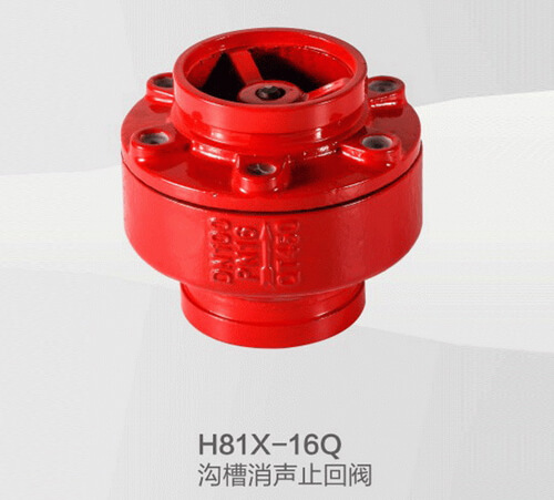 H81X-16Q沟槽消声止回阀